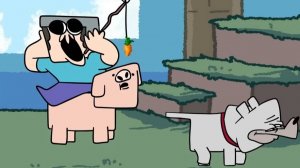 Мультик Майнкрафт для детей - Стив Мульт Анимация включи Майнкрафт Приколы