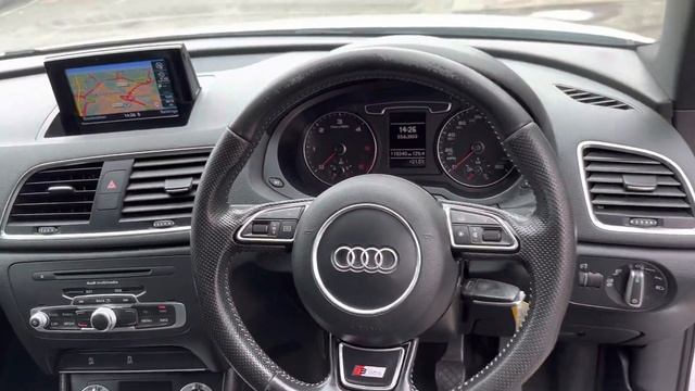 2014 14-Reg Audi Q3 2,0 TDI S-Line, Alpine White,Great Spec,FSH,Sat Nav £8995 смотреть онлайн
