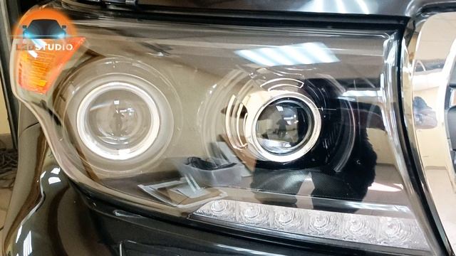 Toyota Land Cruiser 200 модернизация света фар смотреть онлайн