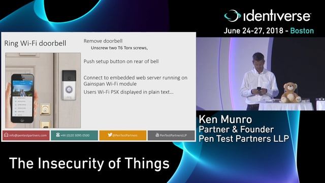 6/26 Keynote: The Insecurity of Things: Identity to the Rescue! | Identiverse 2018 смотреть онлайн
