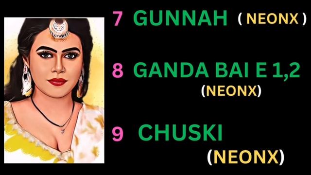 SHARON PARMAR UPDATED UNCUT WEB SERIES LIST | NEONX | FUGI | MOODX