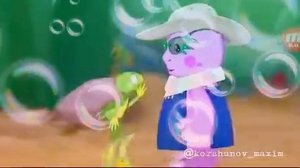 Лунтик тает лёд!