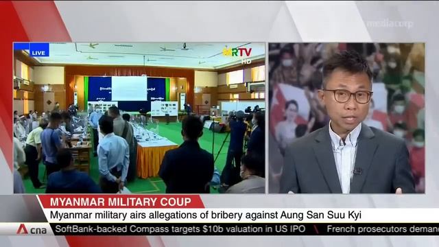 Myanmar coup: Military 'sad' at protest deaths but vows to stop 'anarchy' смотреть онлайн