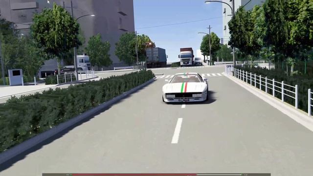 Oi Wharf / T2DC Ferrari 288 GTO / Assetto Corsa / Drifting / Wheel cam / 4k смотреть онлайн