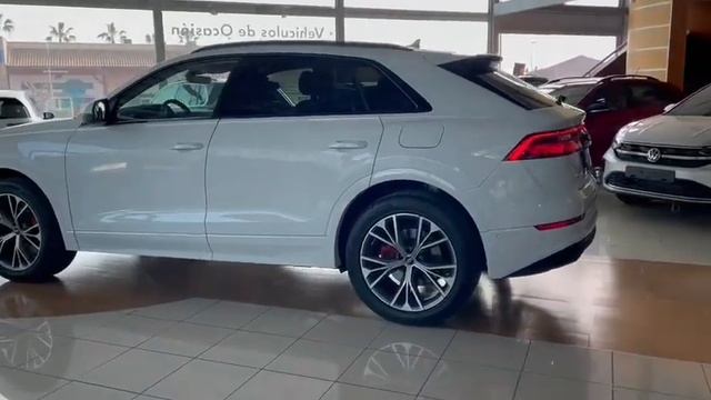 AUDI Q8 Sline 55 TFSI - Hibrid Blanco Con Interior Cuero Camel