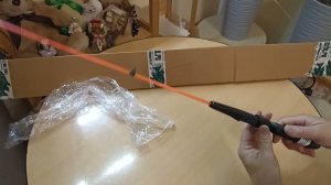 Распаковка посылки с удилищем бортовым 1.00 м Aqua со сменным хлыстом