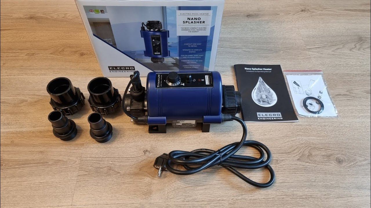 Как сделать подогрев бассейна своими руками! Нагреватель 220 В (3кВт) Elecro для каркасных бассейнов смотреть онлайн