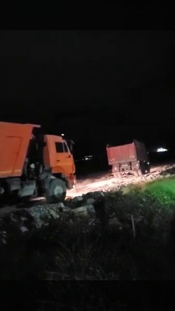 Ночное строительство дороги Южный обход смотреть онлайн