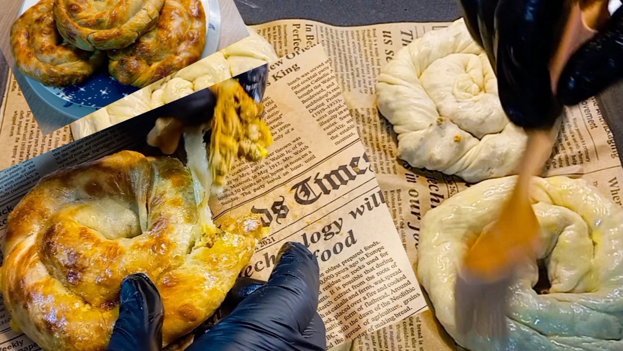 Мясная улитка с сыром!!! Спираль вкуса 😋😉🍥!!! смотреть онлайн