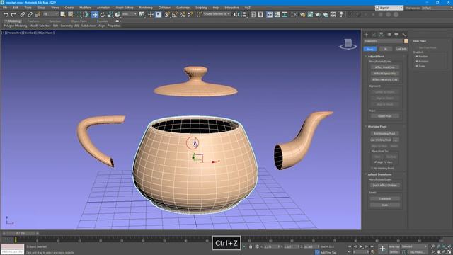 How To Detach Element In Editable Poly? Object detaching in 3Ds max / Tutorial смотреть онлайн