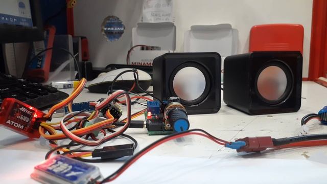 Тестирование звукового модуля Das Micro для радиоуправляемой модели DasMicro Sound Module Testing