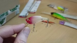Распаковка посылки с воблерами AD M05 Paunch Wobbler и Kosadaka