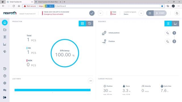[EN] Bosch Rexroth: Smart Function Kit Pressing - Use the Service-Log feature (How-To) смотреть онлайн