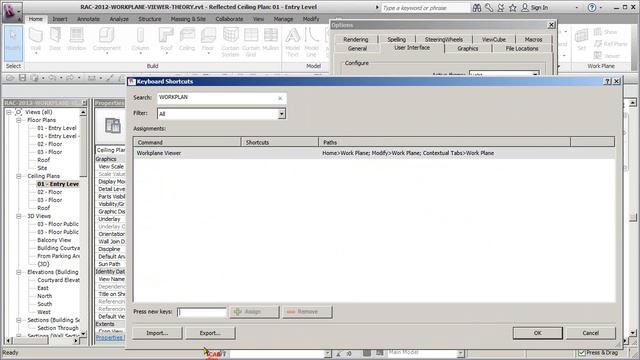 REVIT 2012 WORK PLAN VIEWER 05 QUICK ACCESS AND KEYBOARD SHORTCUTS смотреть онлайн