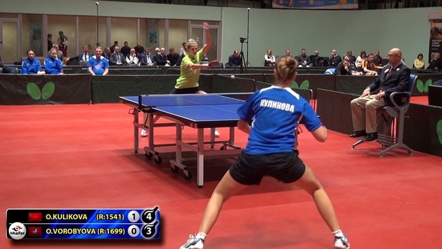 КУЛИКОВА - ВОРОБЬЁВА #tabletennis #настольныйтеннис