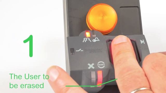 How to erase a user of the system of Harmony XB5S? | Schneider Electric Support смотреть онлайн