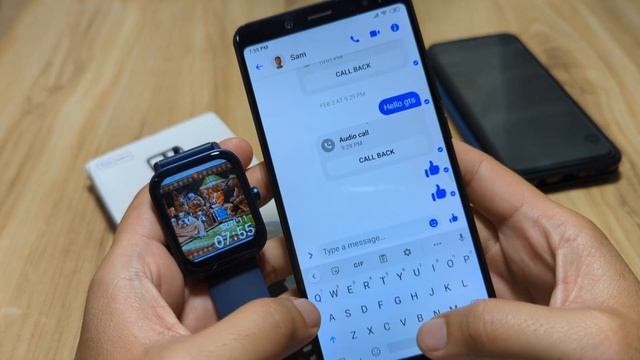 IDW19 Smartwatch - Bluetooth Phone Call, Push Notification Demo, SMS, App Notifications смотреть онлайн