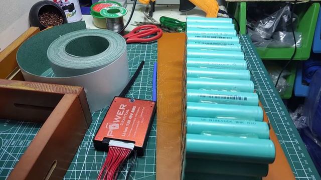 48v Battery Using Daly BMS 13s 60A