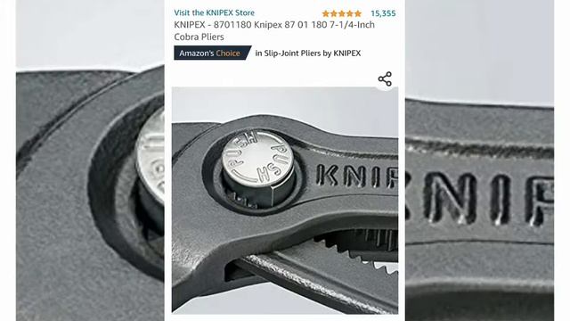 KNIPEX 7-1/4-Inch Cobra Pliers. To buy link in description.... смотреть онлайн