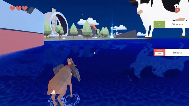 Бешеный Олень vs Полиция! Симулятор оленя Deeeer Simulator смотреть онлайн