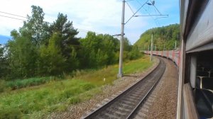 На Байкал на электричке летом - вид из окна вагона на природу | Железная дорога
