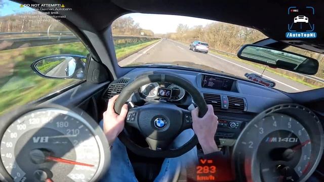 650HP BMW 1M V8 // 330KMH REVIEW on AUTOBAHN смотреть онлайн