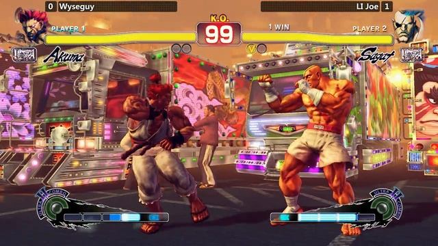 USF4 @ Last Man Standing - Wyseguy (Akuma) vs LI Joe (Sagat) [720p/60fps] смотреть онлайн