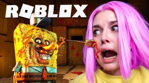 ПОБЕГ ОТ СПАНЧ БОБА в РОБЛОКС приключение мульт АЛИНКИ в Roblox