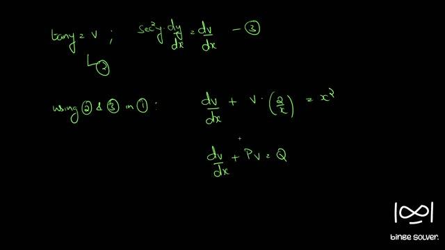 Q279 Solve dy/dx + 1/x (sin2y) = x^2cos^2y смотреть онлайн