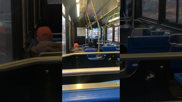 Queens, New York - Q112 Bus Route - Hybrid Electric Bus - Orion VII HEV смотреть онлайн