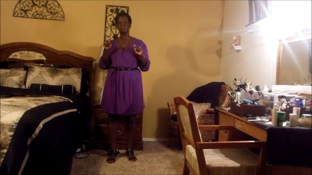 Purple Wrap Dress OOTD смотреть онлайн