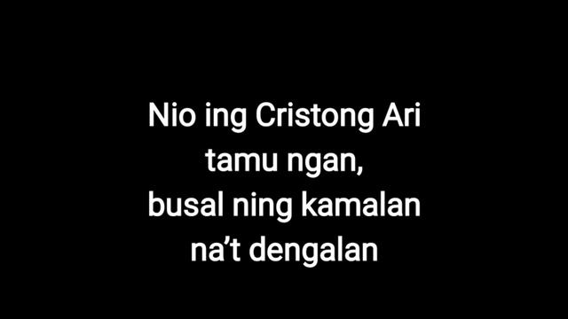 Nio Ing Cristong Ari [Lyrics and Minus One Cover] смотреть онлайн
