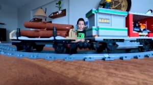 LEGO CITY 🚇🧑🏽🔧 ГРУЗОВОЙ ПОЕЗД 60198 КОЛЛЕКЦИЯ 2018
