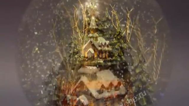Шар со снегом "Церквушка" / Glassglobe.ru / смотреть онлайн