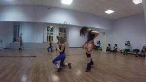 Strip Dance Battle|Yulya Vs Lyuda|DAngela Dance Group
