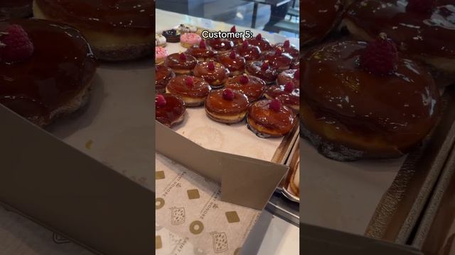 LETS GIVE FREE DONUTS TO THE FIRST CUSTOMER THAT STARTS WITH THE LETTER S 🤭🤩😍