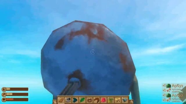 Нашел огромный остров! Рафт прохождение#2 смотреть онлайн