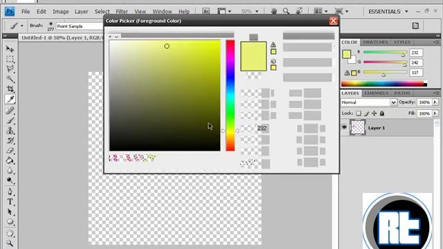 Photoshop Tutorial - cool Neon text effect! *HD* *EnglishVoice* смотреть онлайн