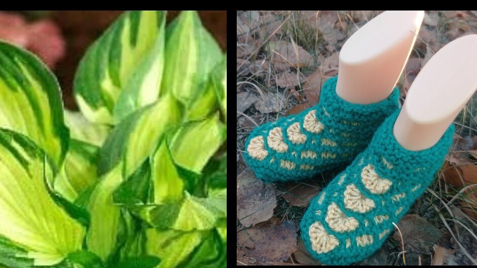 57.МК# ДЕТСКИЕ ТАПОЧКИ-СЛЕДОЧКИ НА ДВУХ СПИЦАХ БЕЗ ШВОВ # смотреть онлайн