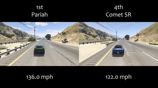 Fastest Sports Cars (Comet SR) - GTA 5 Best Fully Upgraded Cars Top Speed Countdown смотреть онлайн