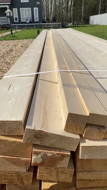 Строю гостевой дом! Привезли доски смотреть онлайн