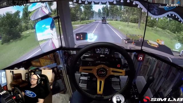 euro truck simulator 2 (Armstrong haulage) DAY 137 /convoy/with dad смотреть онлайн