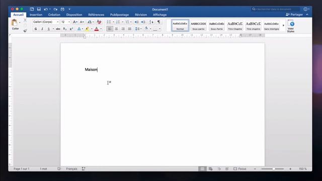 Word 2016 - Saisir Du Texte