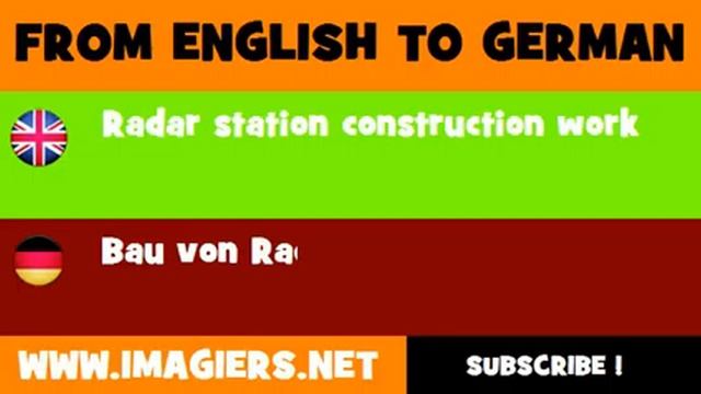 FROM ENGLISH TO GERMAN = Radar station construction work смотреть онлайн