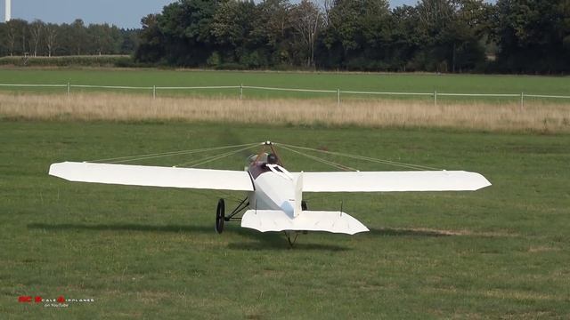 SCRATCH BUILD HALF SIZE RC CAUDRON TYPE N - MAIDEN FLIGHT смотреть онлайн