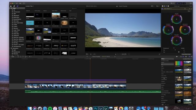 Quick & Easy COLOR GRADING (CINEMATIC) IN FINAL CUT PRO 10.4 [NO PLUG-INS] смотреть онлайн