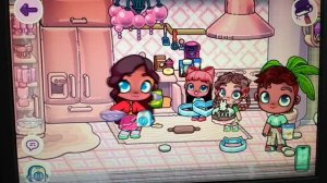 Лучшая семейка. Мы всей семьёй готовим кулич к пасхе. 1ч. Аватар ворлд.