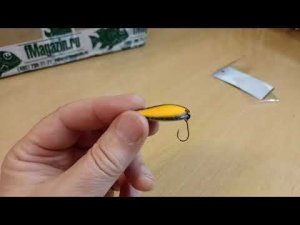 Распаковка посылки с блесной Akara Chub Time Megami по заказу Fmagazin