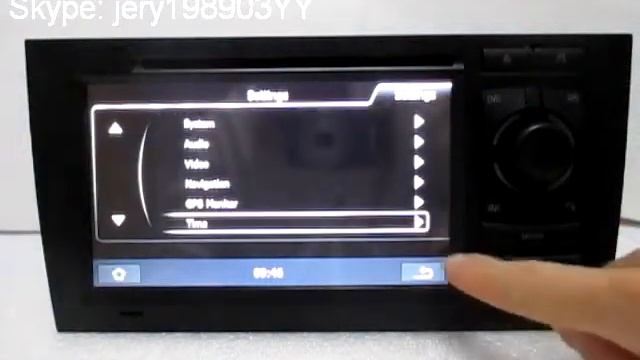 Ouchuangbo Multimedia Mp3 Video Player Audi A6 Settings