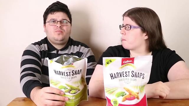 Calbee Harvest Snaps Baked Pea Crisps Taste Test - Wasabi & Chilli | Birdew Reviews